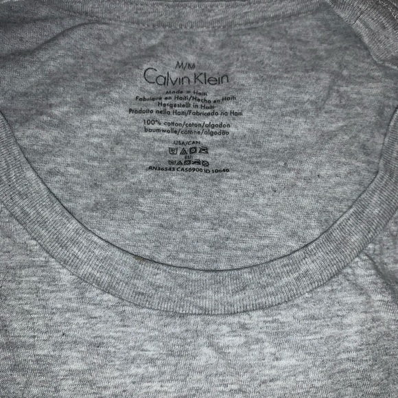 Calvin Klein Gray Tee - Picture 3 of 3
